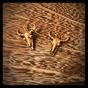 Steer head earings
